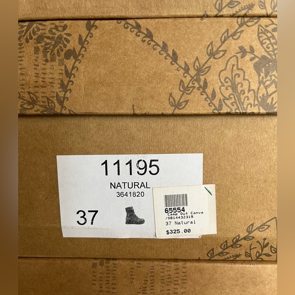 Free People NWT canvas & leather hiking boot. - Picture 10 of 10